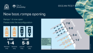 Ocean Reef Marina boat ramps to open July 2025